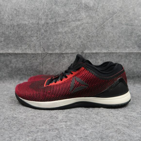 Reebok Shoes Mens 13 Nano 8 CrossFit Gym Trainer Athletic Black Red Lace Up - Picture 6 of 13
